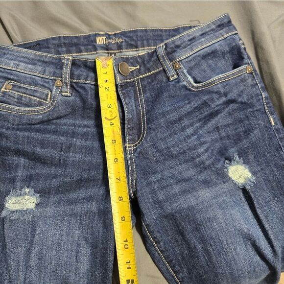Kut From The Kloth Straight Leg Jeans Sz 4 - Picture 9 of 10